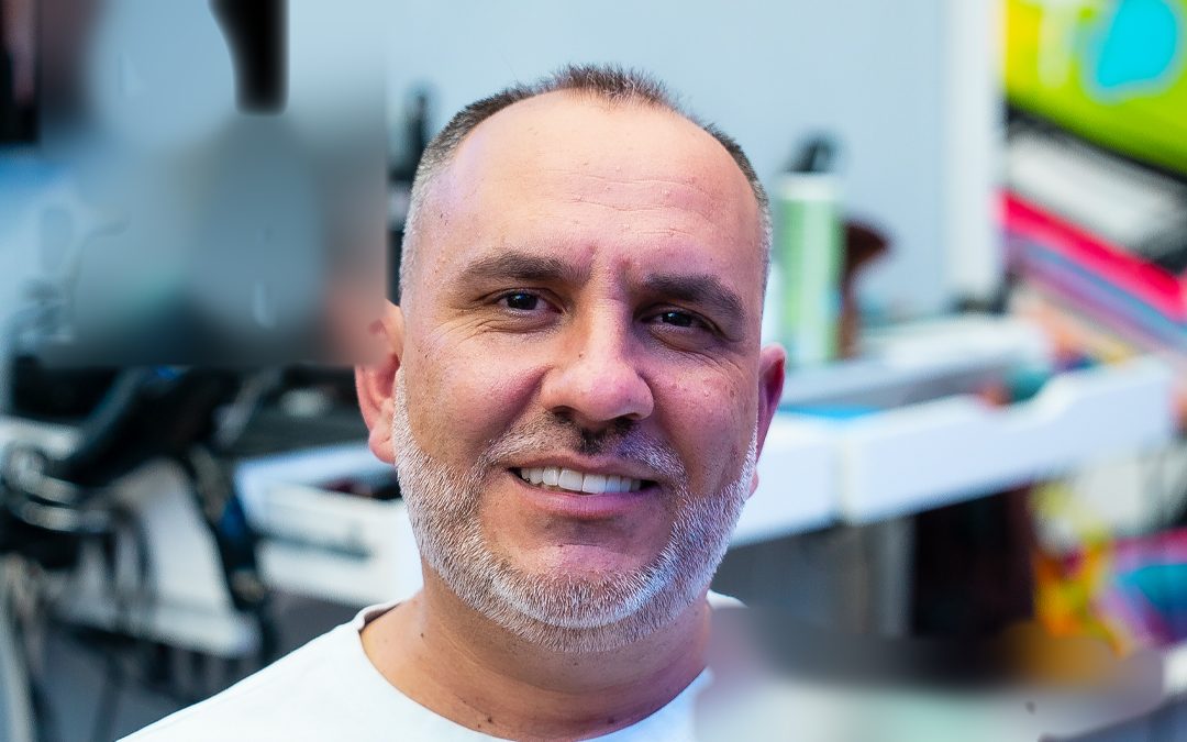 Barba recortada, después
